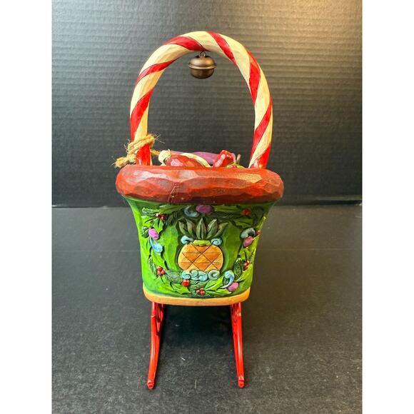 Jim Shore Jingle All the Way Winter Sleigh w/ ornament Set Heartwood Creek w/BOX - Picture 11 of 16